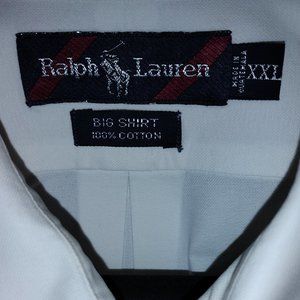 Polo by Ralph Lauren "Big Shirt" White XXL